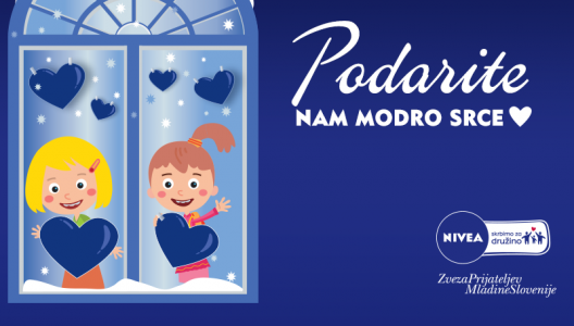 Podarite modro srce za pomoč otrokom in mladostnikom