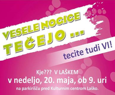 Vabljeni na 5. dobrodelni tek Veselih nogic