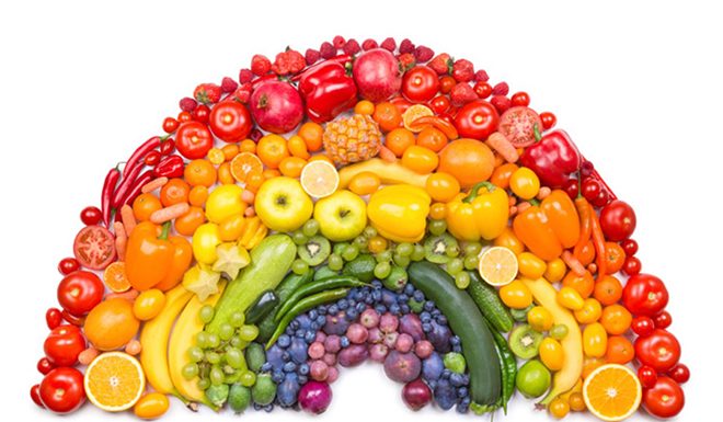 Mavrična dieta – sistem prehranjevanja, ki zdravi vaše telo in duha