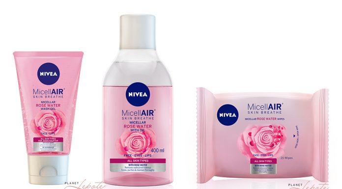 NIVEA MicellAIR® Rose water ~ novi izdelki za čiščenje kože