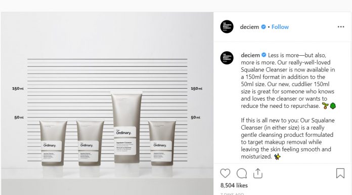 Izdelki The Ordinary odslej na voljo v večjih embalažah