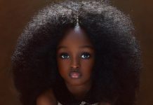 6-letna nigerijska deklica Jare Ijalana naj bi bila najlepša na svetu