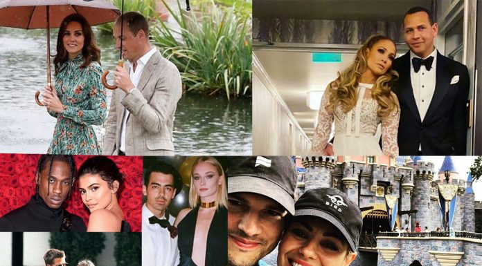 10 najbolj priljubljenih zvezdniških parov