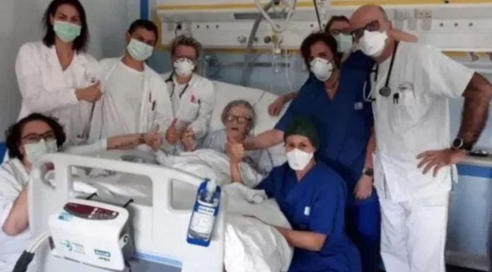 To je 95-letna babica, ki je premagala novi koronavirus