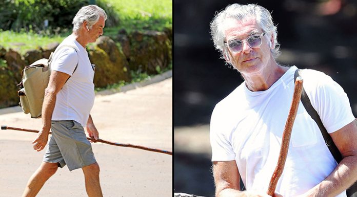 Nekdanji James Bond povsem siv in neprepoznaven