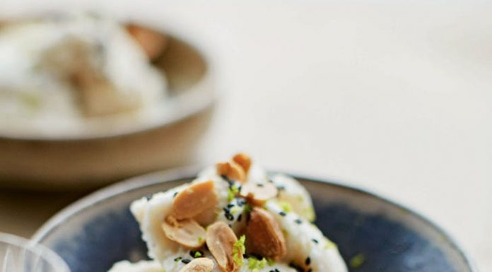 Recept: Slan kokosov sorbet z arašidi