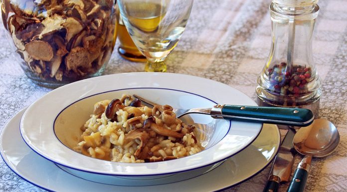 Recept: Keto/LCHF ‘rižota’ iz cvetače z gobami