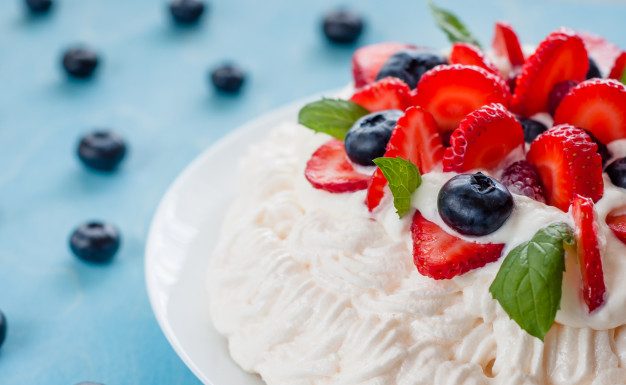 Recept: LCHF pavlova torta