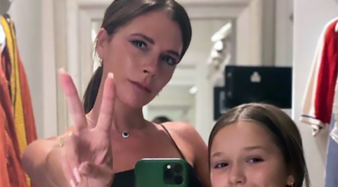 Vse kaže, da gre mala Harper po stopinjah svoje uspešne, slavne matere