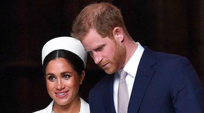 Meghan je Harryja prosila, naj je ne pusti same z otroki