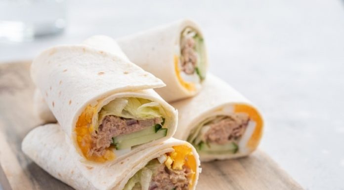 Recept: Zavitki s tuno in avokadom