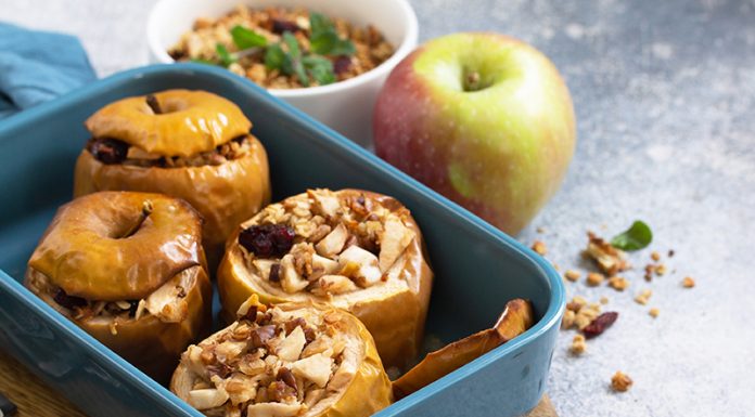 Recept: Pečena polnjena jabolka