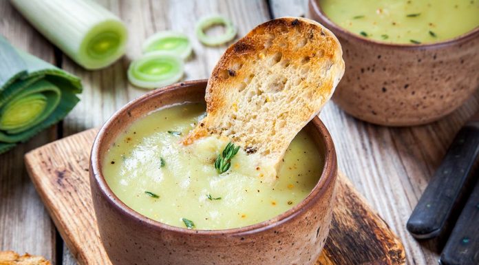 Recept: Porova kremna juha