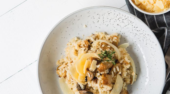 Recept: Rižota z jurčki