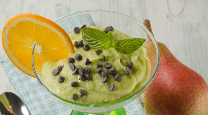 Recept: Avokadov mousse s hruško