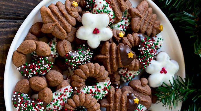 Recept: Čokoladni božični piškoti