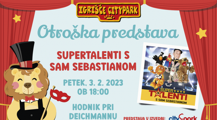 V Citypark na brezplačne predstave in ustvarjalne delavnice za otroke