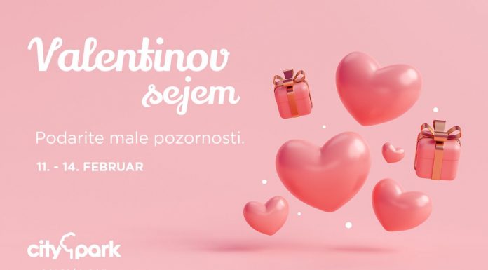 Čaroben Valentinov utrip na ulicah Cityparka