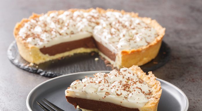 Recept; Čokoladna pita s smetano