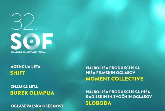 Čestitke, zmagovalci 32. SOF-a!