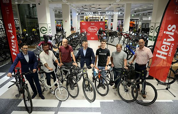 Največja kolesarska trgovina Hervis z več kot tisoč kolesi pravi raj za športnike