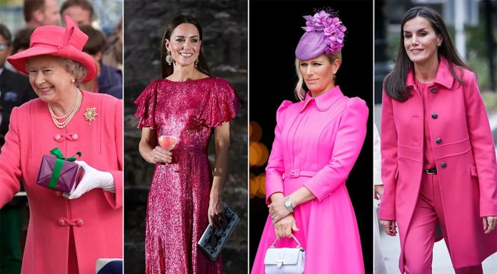 Kraljeve ženske v živahnih Barbie roza odtenkih