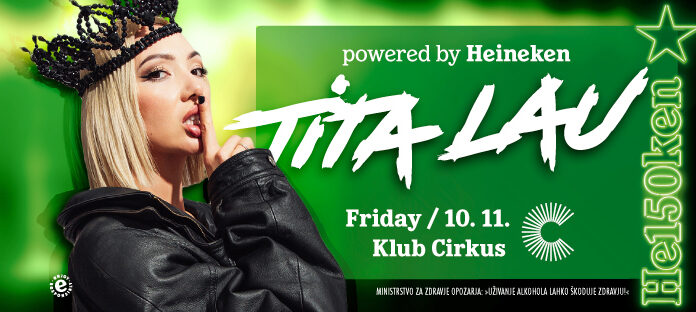 V Klub Cirkus prihaja Tita Lau, vzhajajoča zvezda elektronske glasbe