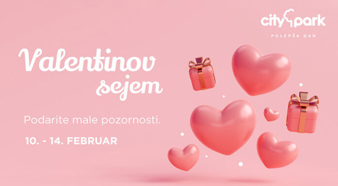 Od balonov do srčkov: uživajte v romantičnem vzdušju Cityparka