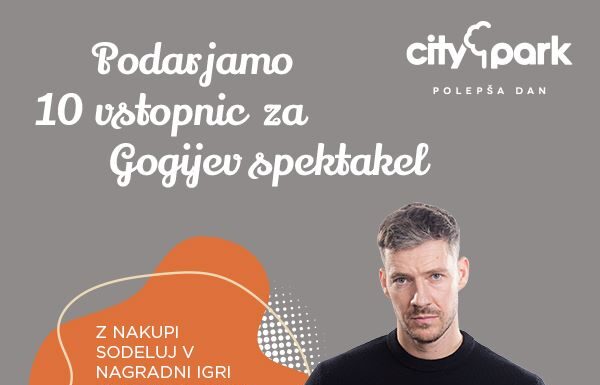Za spektakel Gorana Dragića Citypark podarja 10 vstopnic