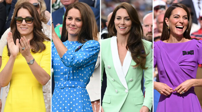 Vsi videzi Kate Middleton v Wimbledonu skozi leta