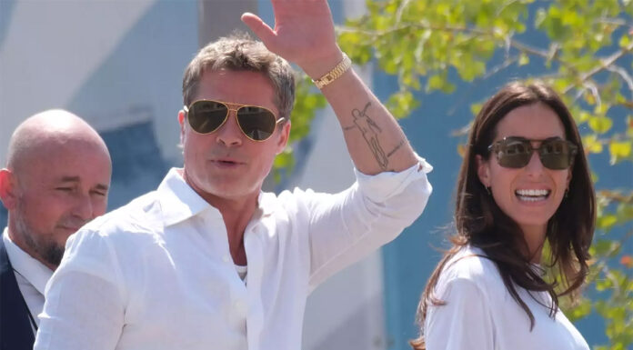 Brad Pitt je menda zelo srečen s svojo novo izbranko