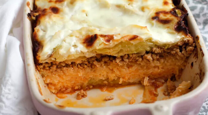 Recept: Ohrovt po madžarsko z rižem in svinjino