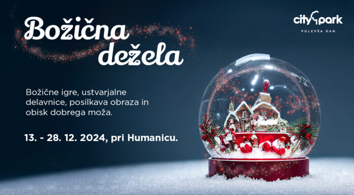 Otroci, pozor – Dedek Mraz bo kar dvakrat obiskal Citypark