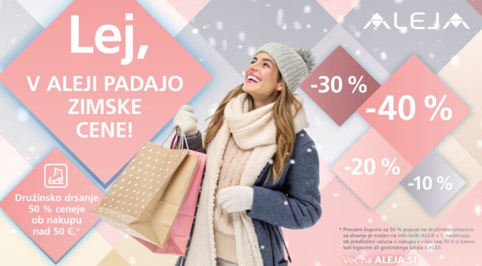 Začetek leta v ALEJI z zimskimi znižanji