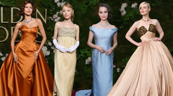 Na podelitvi zlatih globusov 2025 je prevladal glamur starega Hollywooda