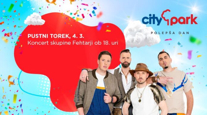 Veliko pustno rajanje v Cityparku s Fehtarji – zabava, glasba in sladke nagrade
