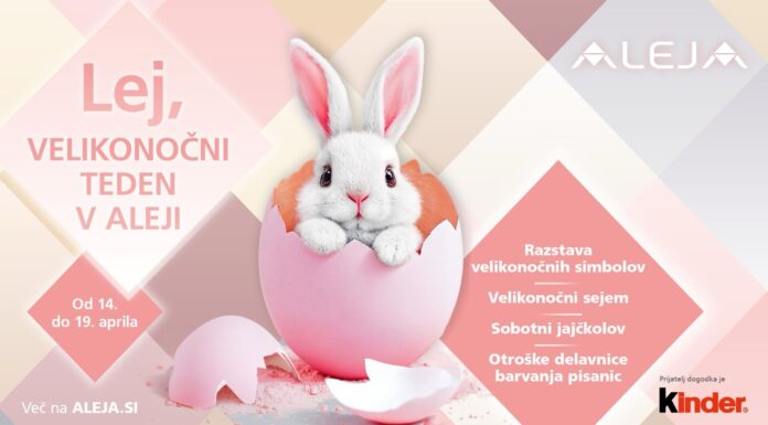 Velikonočni teden v ALEJI: praznično vzdušje in modne zgodbe pomladi