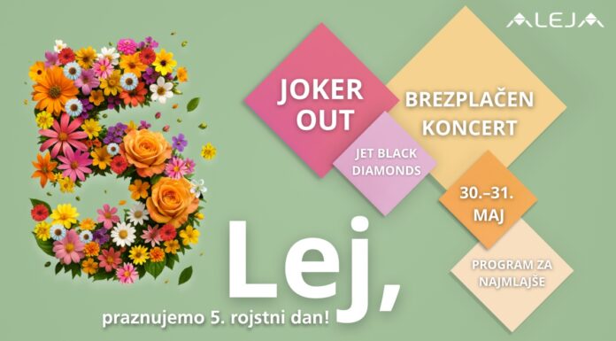 ALEJA praznuje: hitro po brezplačne vstopnice za veliki koncert na prostem Joker Out