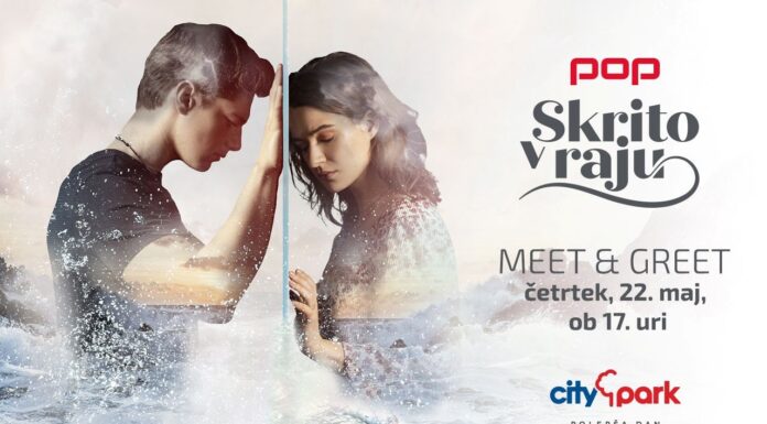 JUTRI srečanje z igralci serije Skrito v raju v Cityparku
