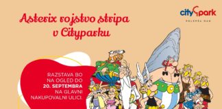 Citypark polepša začetek šolskega leta: popusti, posebna akcija in razstava Asterix skozi čas