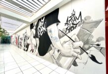 V Cityparku je nastal največji mural v Sloveniji