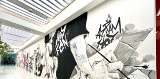 V Cityparku je nastal največji mural v Sloveniji