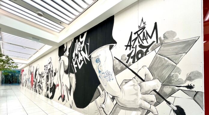 V Cityparku je nastal največji mural v Sloveniji