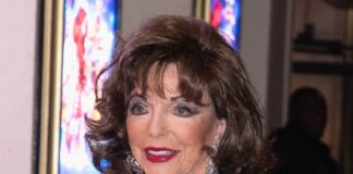 Joan Collins, 92, očarala sledilce v elegantnih belih kopalkah