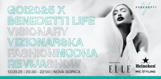 Vizionarski modni spektakel Benedetti Life v Novi Gorici