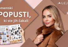 ALEJINA jesenska moda, ekskluzivne ugodnosti in počitniško dogajanje