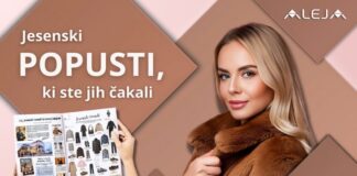 ALEJINA jesenska moda, ekskluzivne ugodnosti in počitniško dogajanje