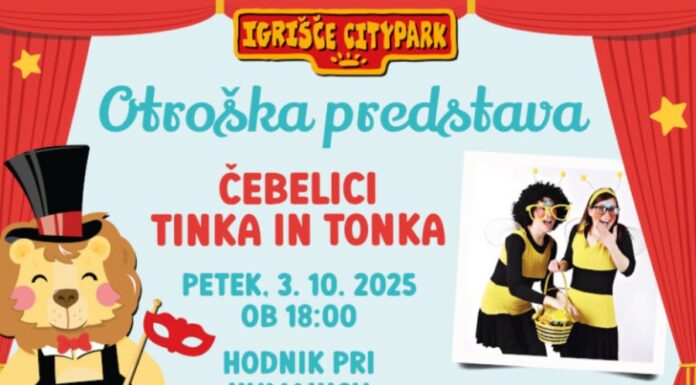 Pozdrav oktobru v Cityparku z otroško predstavo o prijateljstvu in poštenosti