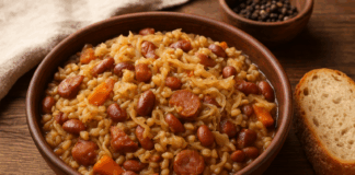 Recept: Ričet s kislim zeljem