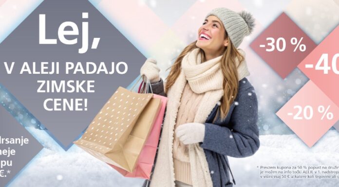 ALEJA vabi na zimska doživetja na ledu; Izkoristite zimske popuste in drsajte pol ceneje!